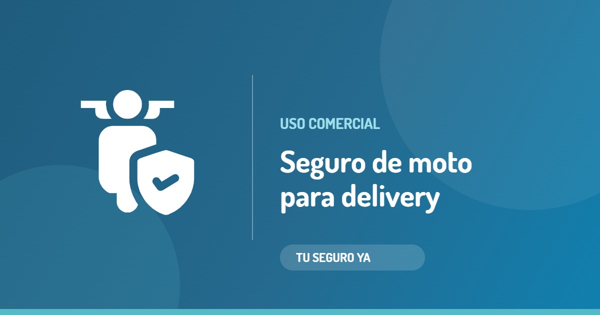 Seguro de moto para delivery: qué declarar