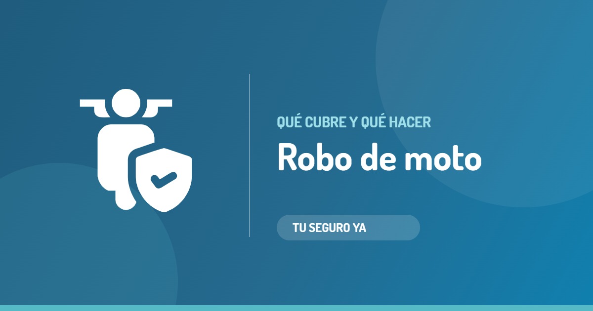 Robo de moto: qué cubre el seguro
